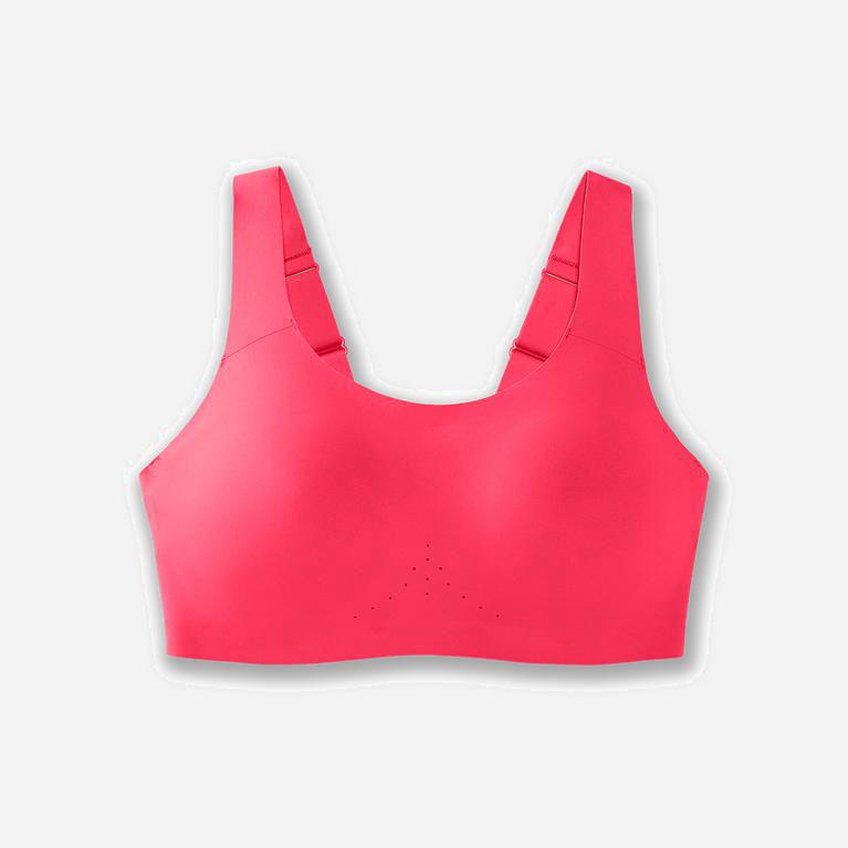 Brooks Dare Scoopback Womens Running Bra Ireland Fluoro Pink (SVXC-26134)